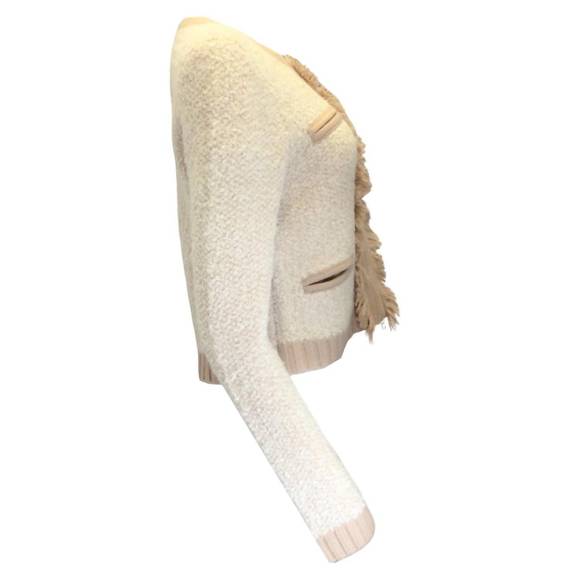 NEW JONATHAN SIMKHAI audrina jacket in sand multi - Picture 3 of 3